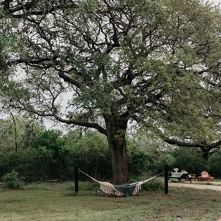 The Maverick: A-Frame W/ Hammock And Tree Top View New Braunfels Dış mekan fotoğraf
